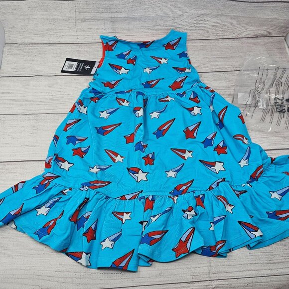 NWT‎ Rags To Raches Toddler Girls 4th Of July Fireworks Dress Size 3/4y - Picture 4 of 4